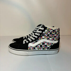 VANS “Filmore Hi” Butterfly Checkerboard High Top Shoes Women’s Sneakers Sz 9.5